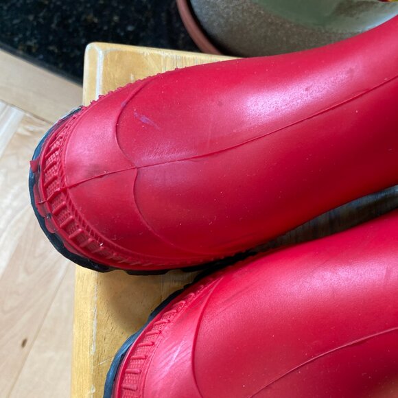 Kamik youth rubber rain boots sz 1 - Picture 4 of 8